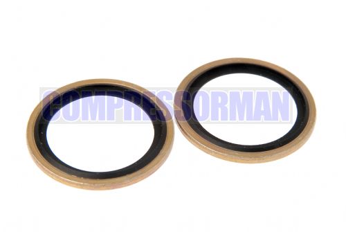 Bi-Material Captive Sealing Washer For BSP Threads