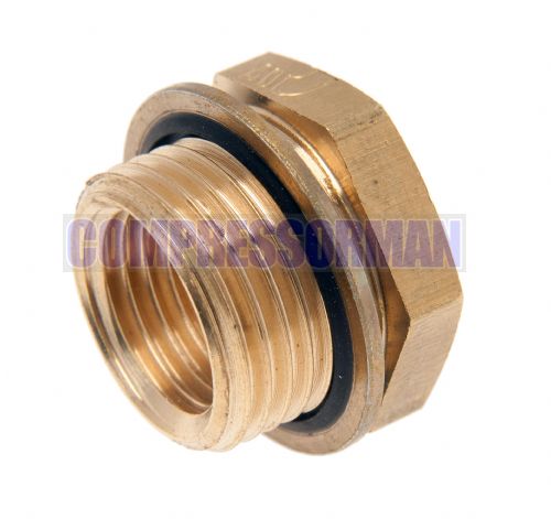 Brass Reducing BSP Bush with Bi-Material Seal