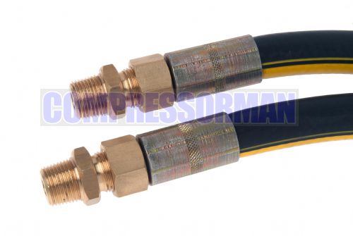 Air hose assembly, Codeflex Suprene, BSPT Ends