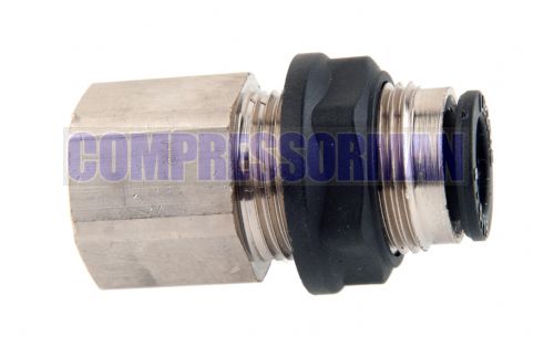LF3000 Push In Bulkhead Connector - Female BSPP 