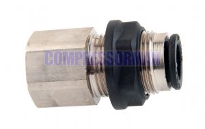 LF3000 Push In Bulkhead Connector - Female BSPP 