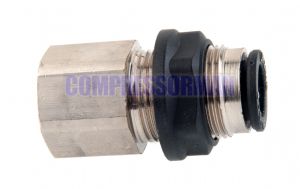 Female bulkhead connector BSPP thread