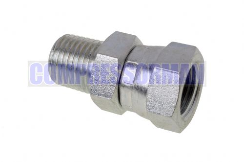 Swivel adaptors for pressure gauges