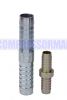 Zinc Plated Steel Barbed Hose Connector  1/2 - 4