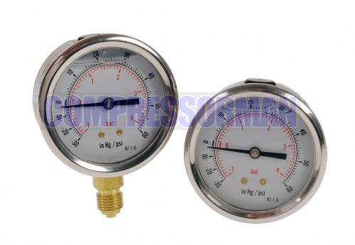 Compound gauges -1 to 11 bar