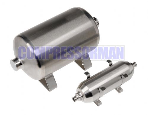 Stainless Steel Mini Air Receivers 0.1 - 20 Litres