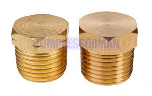 Brass Hollow Hex Male BSPT and NPT Blanking Plug