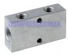 Aluminium Single Side BSP  Manifold 1/8 - 1/2