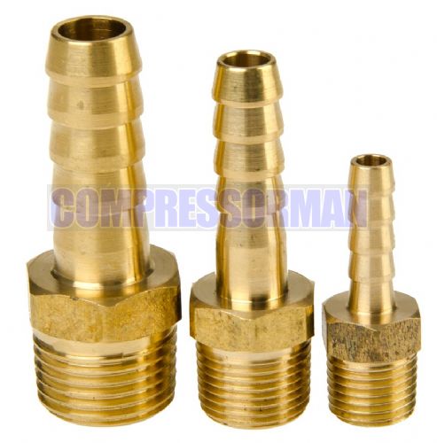 Hose Tail - Brass BSPT 1/8