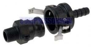 Polypropylene Cam & Groove Couplings 1/2