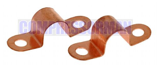 Copper Full Saddle Clamps 3/16