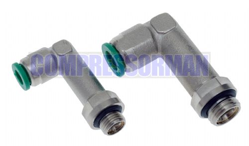 Olab Push in Stud Extended Elbow 4mm - 10mm 
