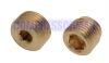 Brass Internal Hex Male Metric Blanking Plug