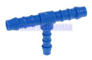 Nylon Reducing Barbed Tee Adaptor 1/8