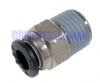 Male Stud Connector NPT 1/4 - 1/2