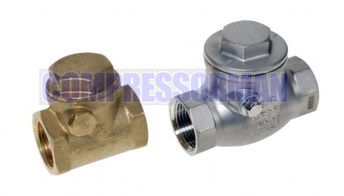 Swing Check Valve - Brass/Stainless Steel 3/8