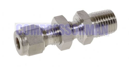 Bulkhead Male Connector NPT Metric