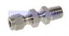 Bulkhead Male Connector NPT Metric