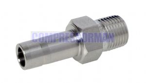 Male Tube To Pipe Adaptor NPT Metric & Imperial