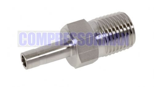 Male Tube To Pipe Adaptor BSPT Metric & Imperial