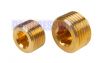 Plug Brass Internal Hex 1/8 - 2 BSPT & NPT