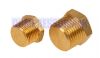 Brass Solid Hex Male BSPT and NPT Blanking Plug