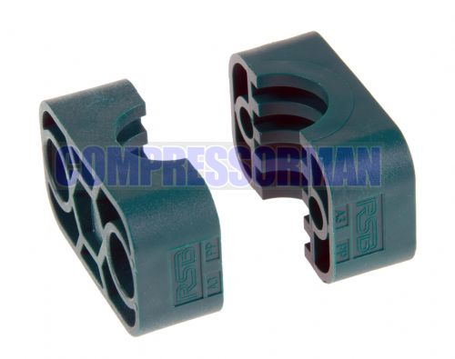 Single Std Tube Grooved Clamp Jaws (Polypropylene)