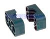 Single Std Tube Grooved Clamp Jaws (Polypropylene)