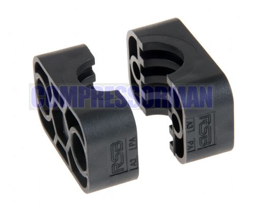 Single Std Tube Grooved Clamp Jaws (Polyamide 6)