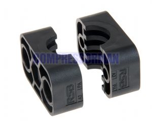 Single Std Tube Grooved Clamp Jaws (Polyamide 6)