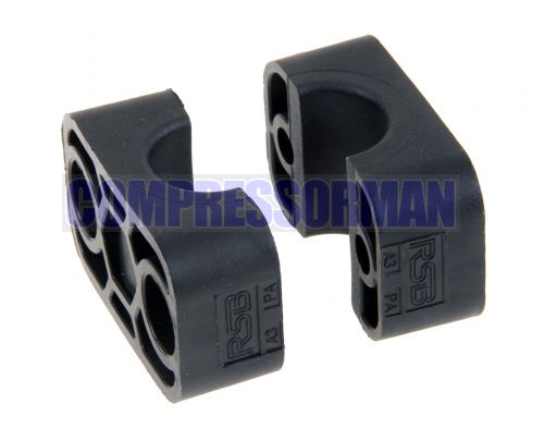 Single Std Tube Smooth Clamp Jaws (Polyamide 6)