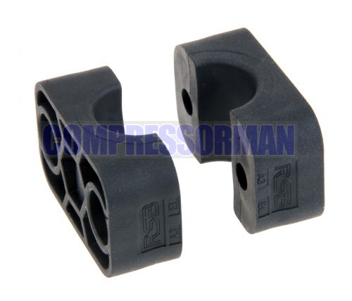Single Std Tube Smooth Clamp Jaws (TPE Rubber)