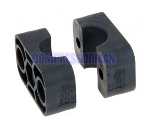 Single Std Tube Smooth Clamp Jaws (TPE Rubber)
