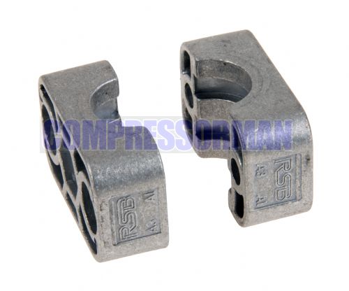 Single Std Tube Grooved Clamp Jaws (Aluminium)
