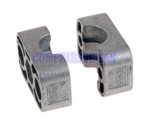 Single Std Tube Grooved Clamp Jaws (Aluminium)