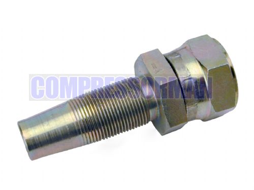 Reusable fitting - Female Swivel - Straight (BSP/JIC)