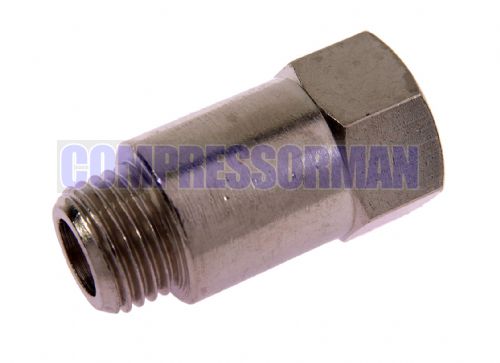 Nickel Plated Brass Male/Female BSP Adaptor (Long)