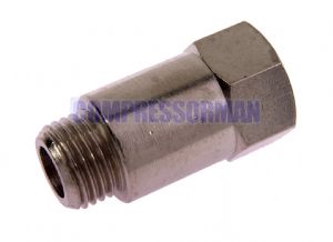 Nickel Plated Brass Male/Female BSP Adaptor (Long)