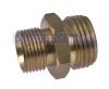 Male Hex Nipple Brass BSPP 60 degree cone