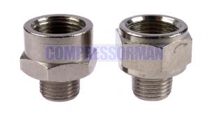 Nickel Plated Brass Male/Female BSP Adaptor 