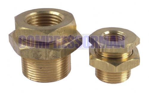 Legris Brass BSP Bulkhead Fitting